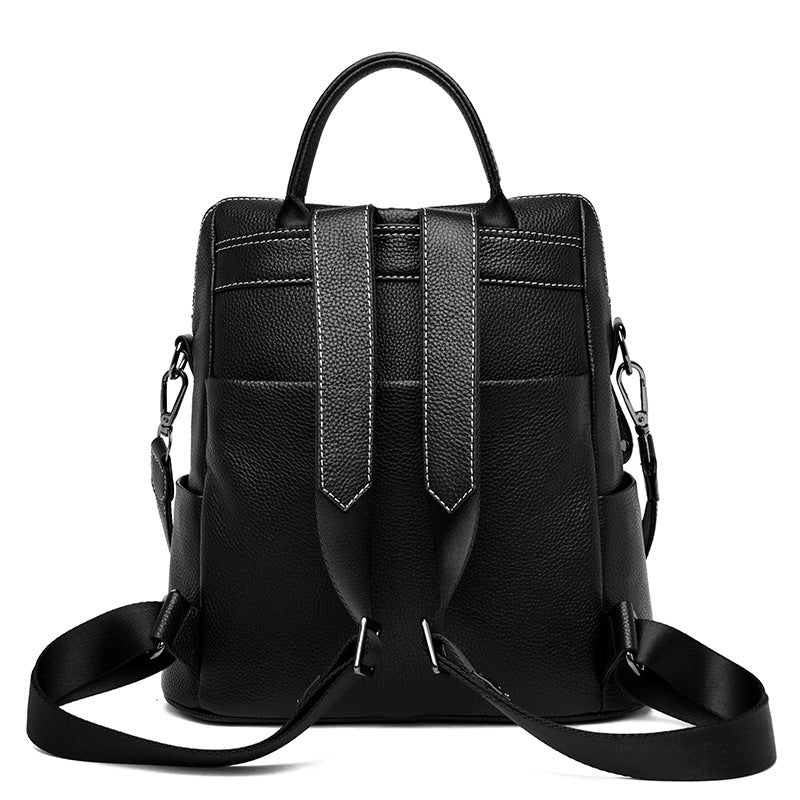 Premium Leather Backpack Bowlift
