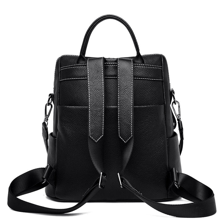Premium Leather Backpack Bowlift