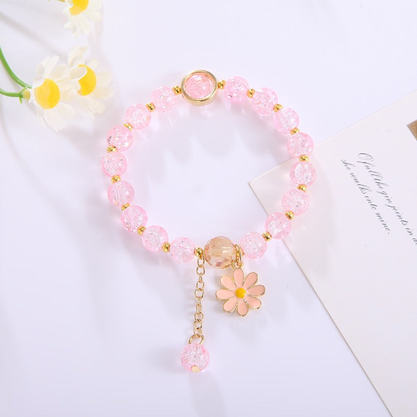 Elegant bracelet with flower pendant Bowlift