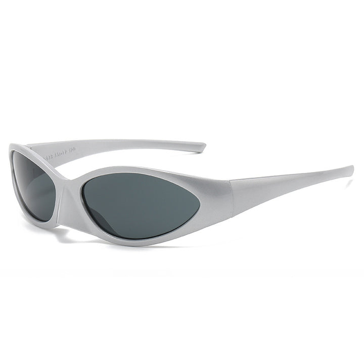 Women's Sporty Sunglasses with Aerodynamic Design Bowlift