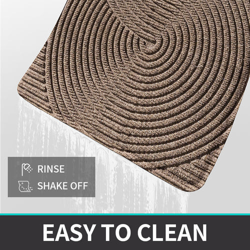 Indoor Outdoor Textured Welcome Mat Bowlift