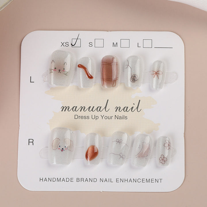 Artisanal Press-On Nail Set Bowlift