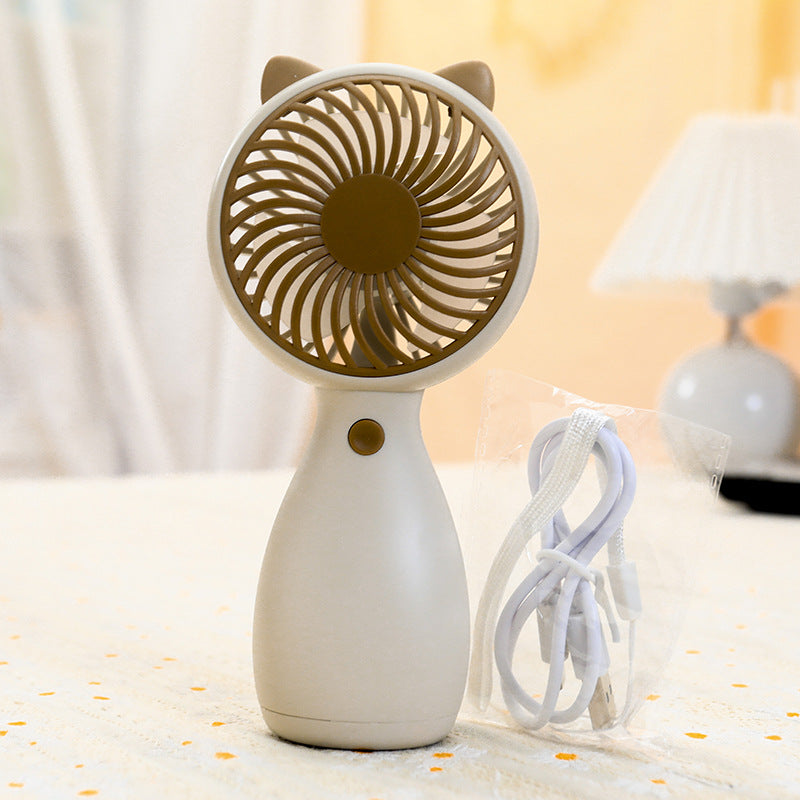 Ladies portable handheld fan with USB charging function Bowlift