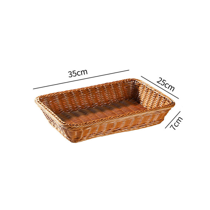 Large Rectangular Woven Storage Tray Bowlift