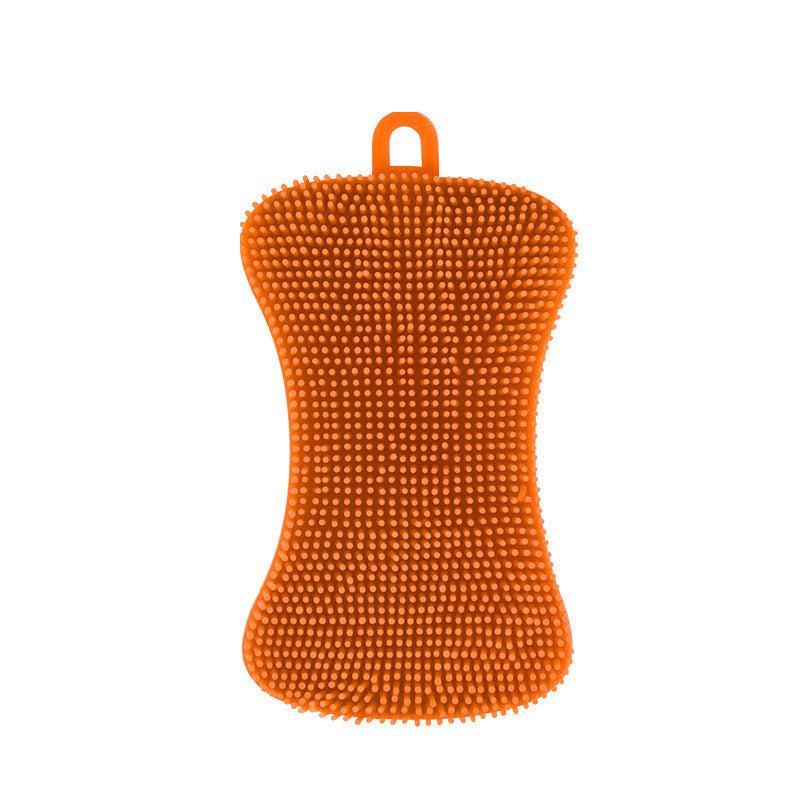 Silicone cleaning sponge with ergonomic design Bowlift
