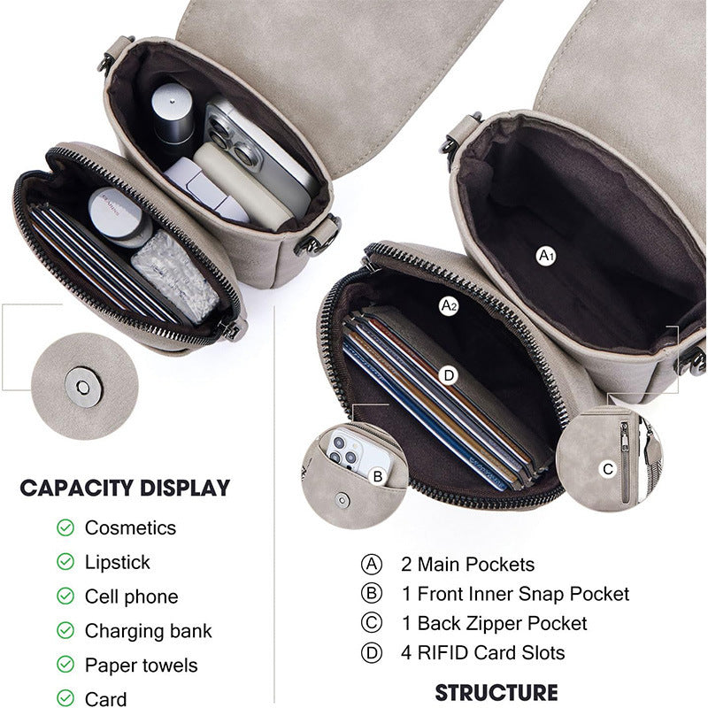 Shoulder bag in modern design Bowlift