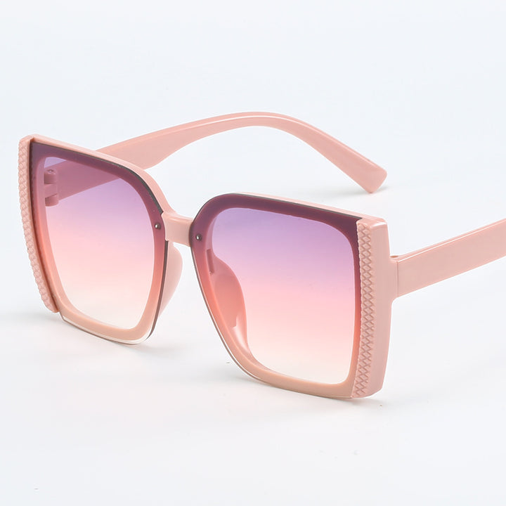 Women oversized designer sunglasses in modern woven design Bowlift