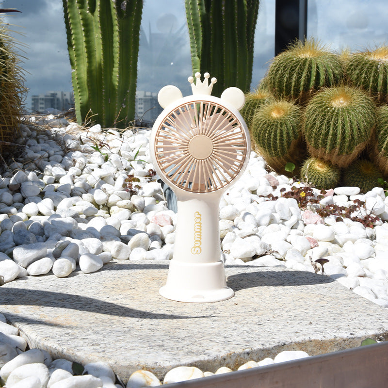 Cute Portable Handheld Fan Bowlift