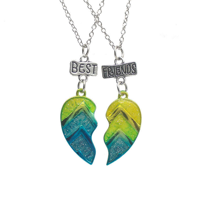 Friendship Heart Pendant Necklace Bowlift