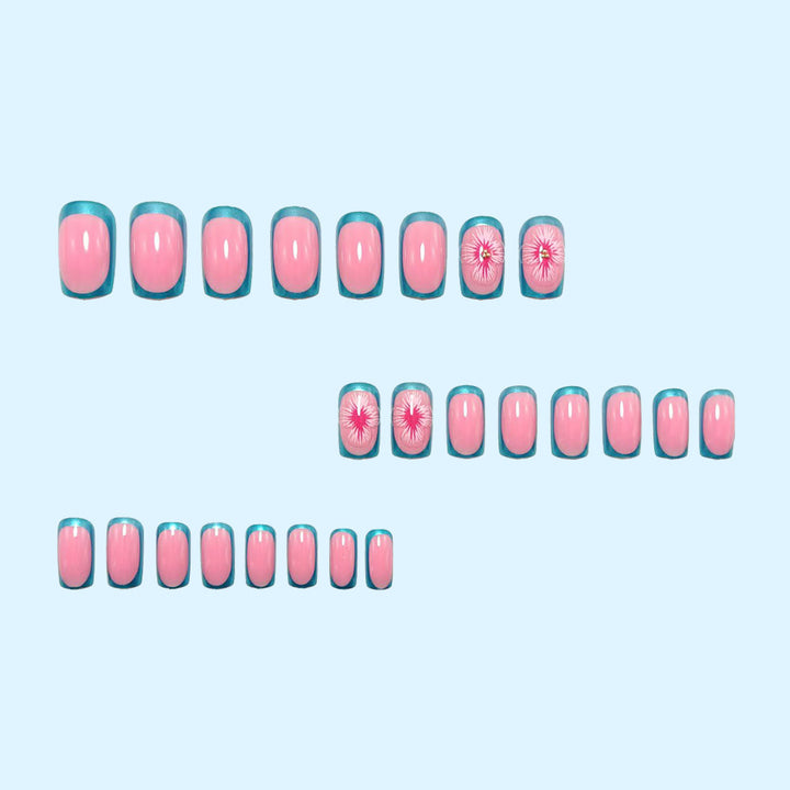 Creative nail art with floral applications Bowlift