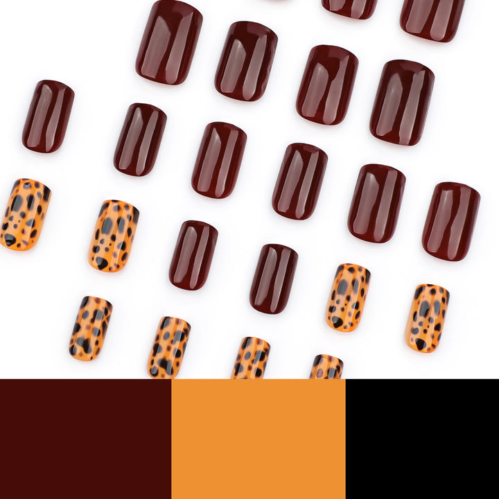 Artful nail art with animal leopard design Bowlift