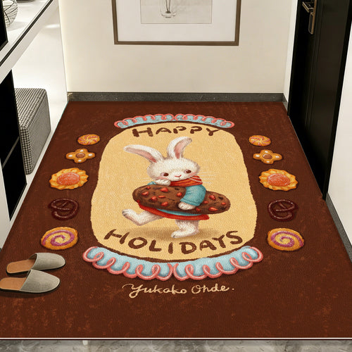 Holiday-Themed Plush Area Rug