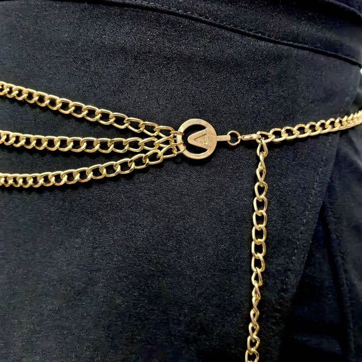 Fashionable Chain Belt Bowlift