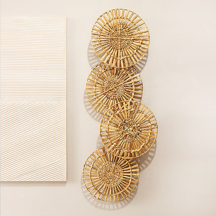 Decorative Table Coaster Made of Woven Rattan Bowlift