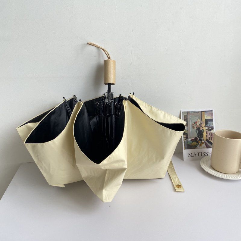 Ladies Folding Umbrella with Stylish Design and Strong Wind Resistance Bowlift