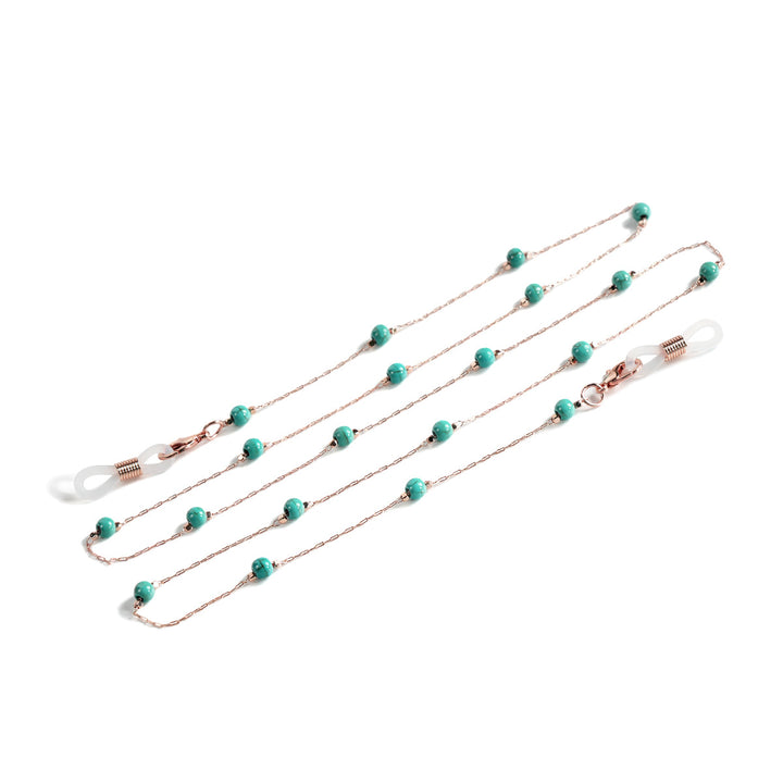 Beaded Eyewear Retainer Chain Bowlift