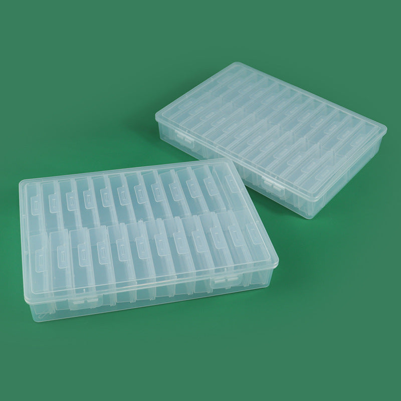Multi-Division Transparent Craft Storage Box Bowlift