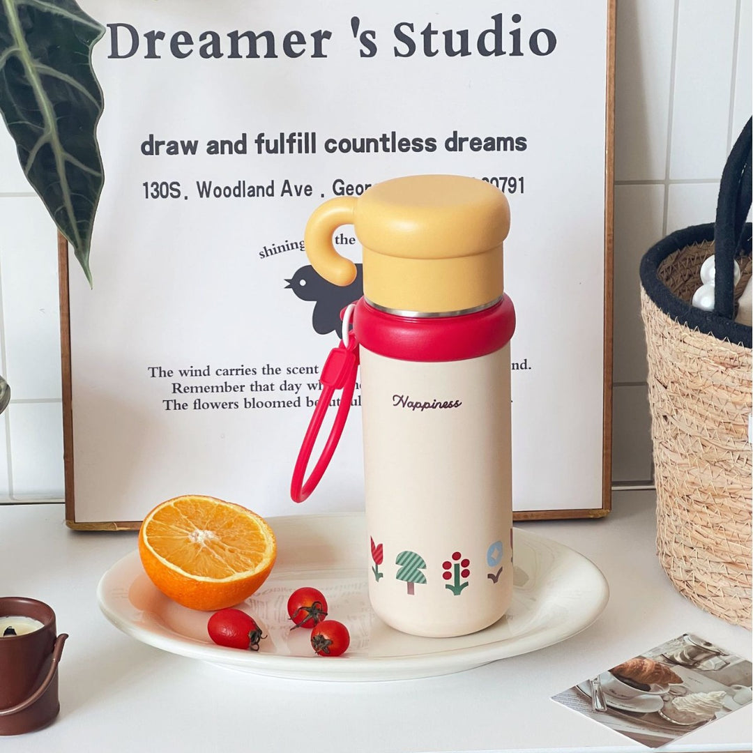 Women's Insulated Drinking Container with Cheerful Design Bowlift