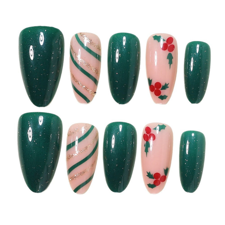 Festive Holiday Nail Art Wraps Bowlift