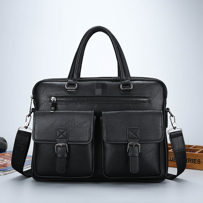 Stylish Multi-Pocket Briefcase Bowlift