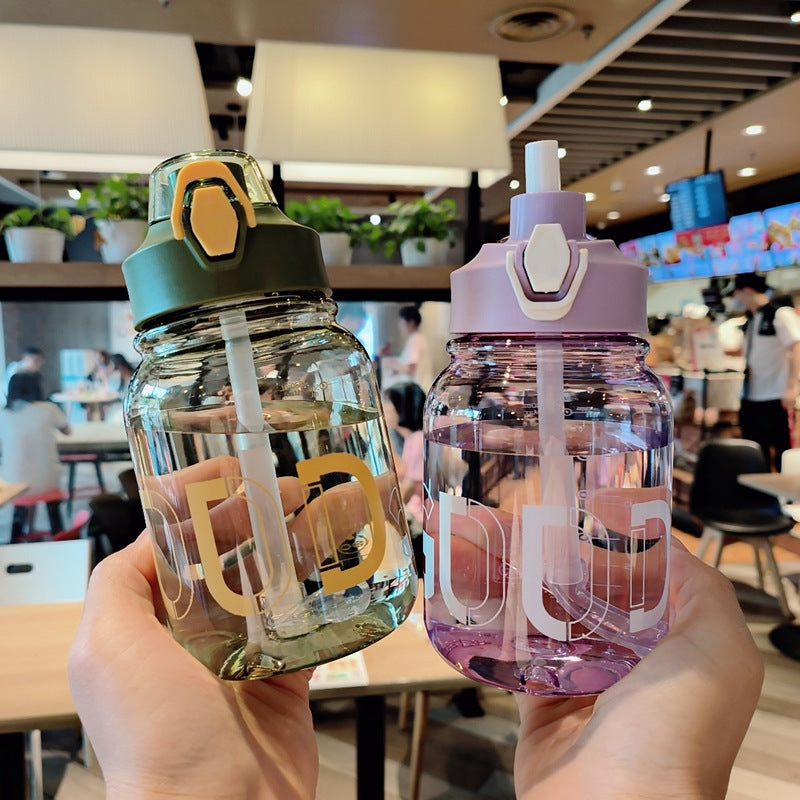 Ladies Ergonomic Water Bottle with Leak-Proof Lid Bowlift