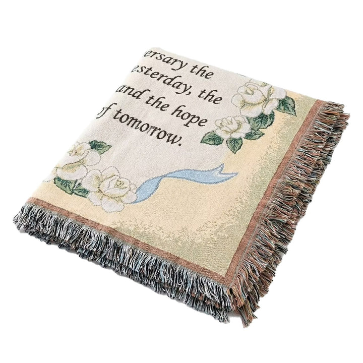 Decorative Jacquard Throw Blanket
