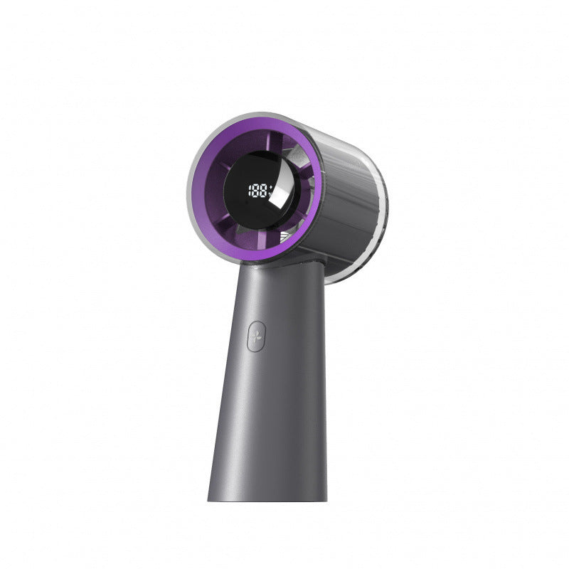 Women's portable handheld fan with intelligent temperature and speed control Bowlift