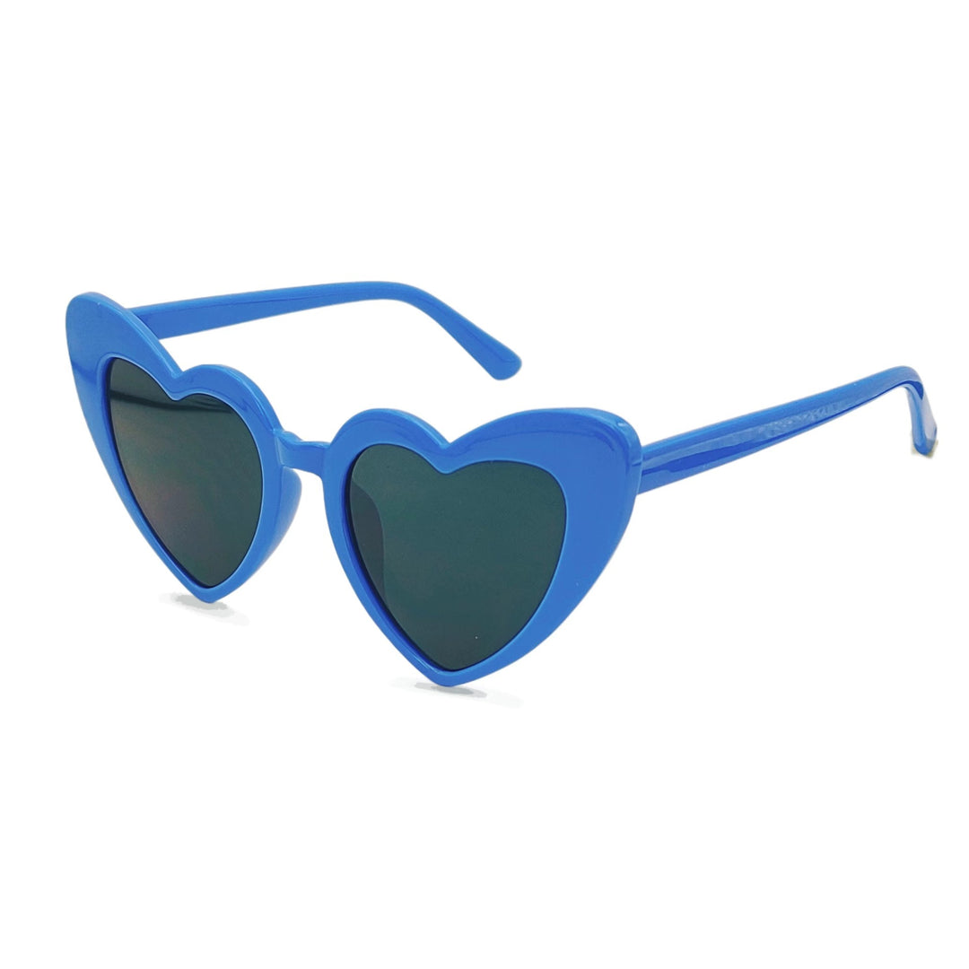 Women's Heart-Shaped Sunglasses with UV Protection and High-Quality Film Processing Bowlift