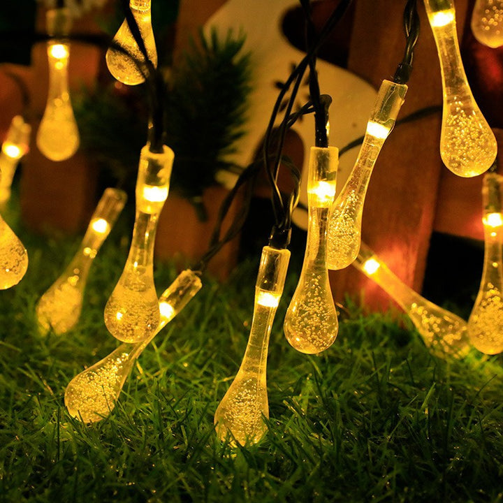 Globe LED String Lights With Waterproof Copper Wire And Textured Clear Bulbs Bowlift