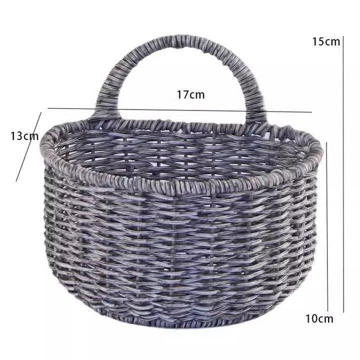 Chic Woven Storage Basket with Ergonomic Handle Bowlift