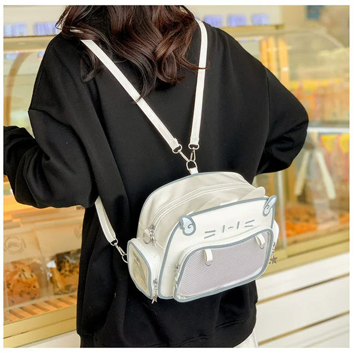 Cute Cat-Themed Crossbody Bag Bowlift