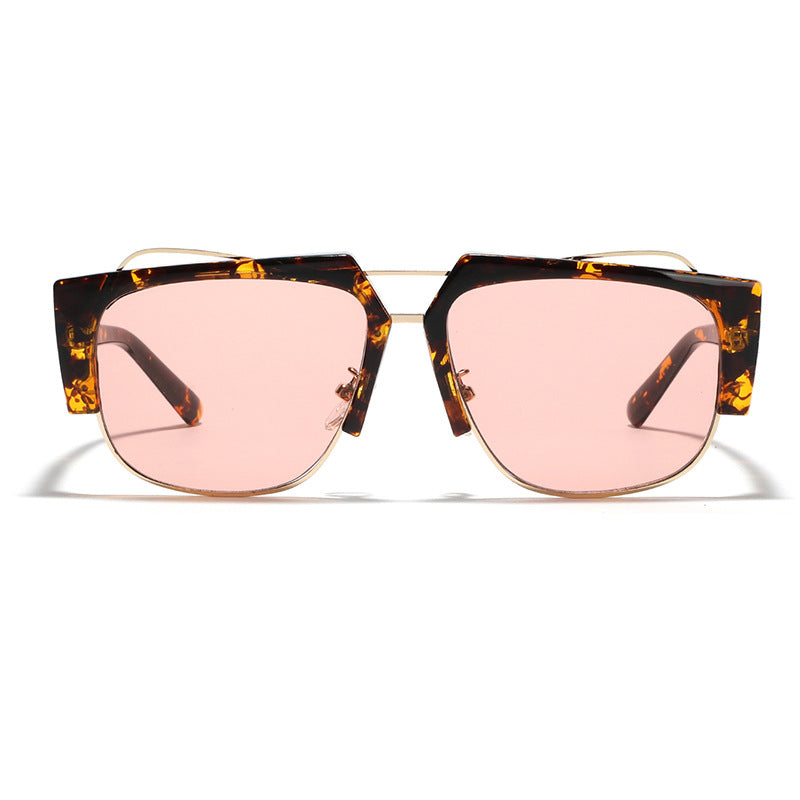 Ladies trendy square sunglasses with contrasting frame Bowlift