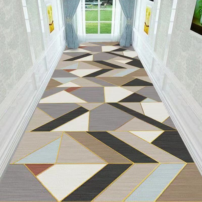 Abstract Patterned Indoor Runner Mat