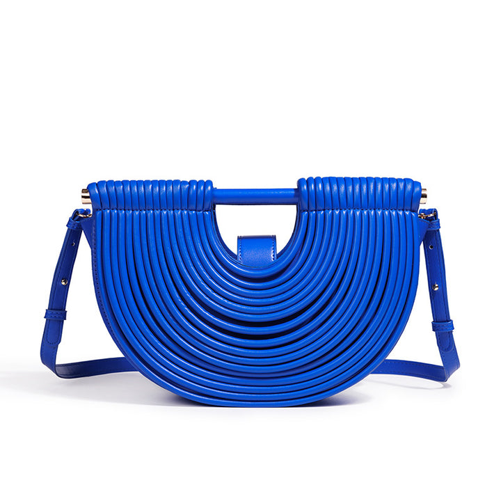 Structured Half-Circle Handbag Bowlift