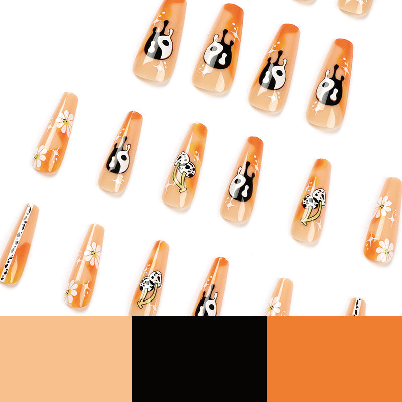 Artful acrylic nails with stylish patterns Bowlift