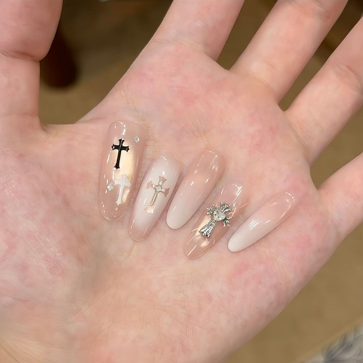 Elegant Artificial Nails with Creative Designs Bowlift