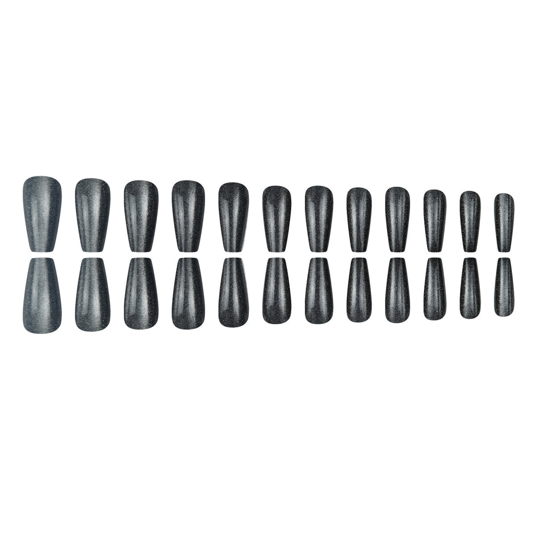 Glamorous Long Coffin Press-On Nails Bowlift