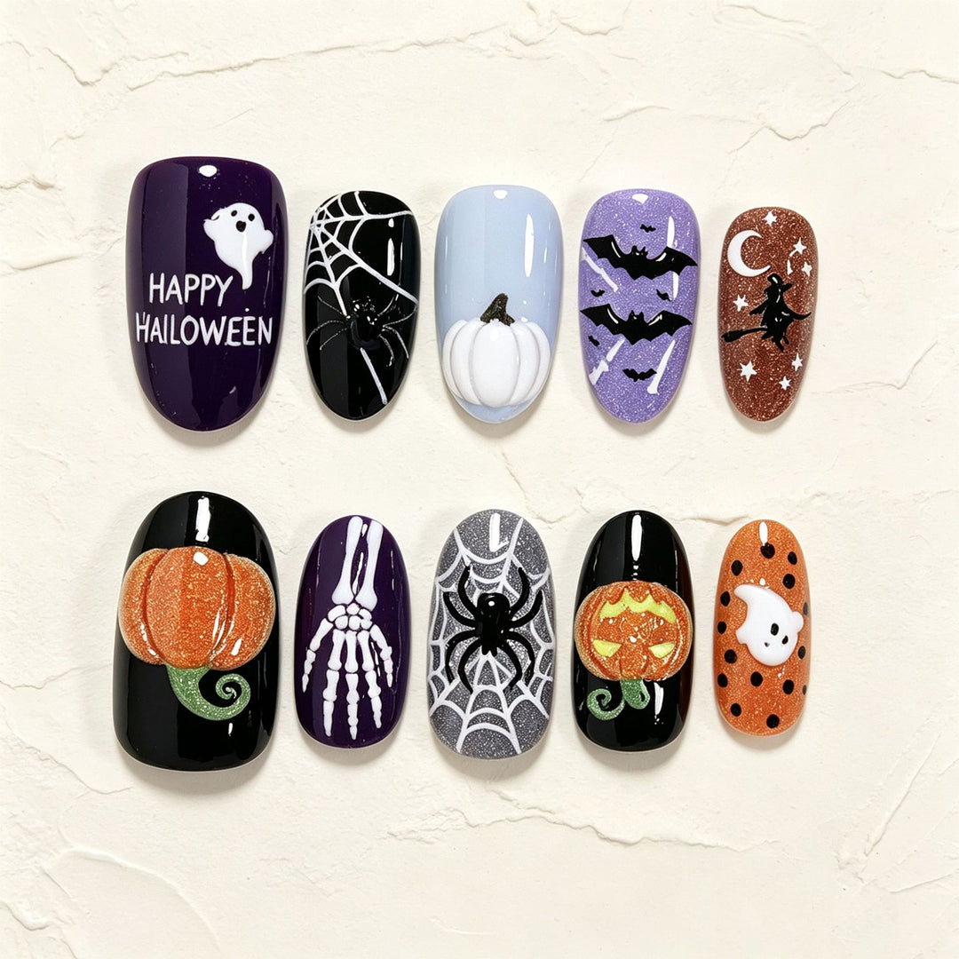 Halloween-Themed Nail Art Set Bowlift