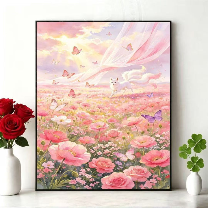 Dreamy Floral Fantasy Wall Art Bowlift