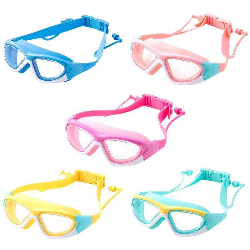 High-quality water sports swim goggles with adjustable head strap and ergonomic fit Bowlift