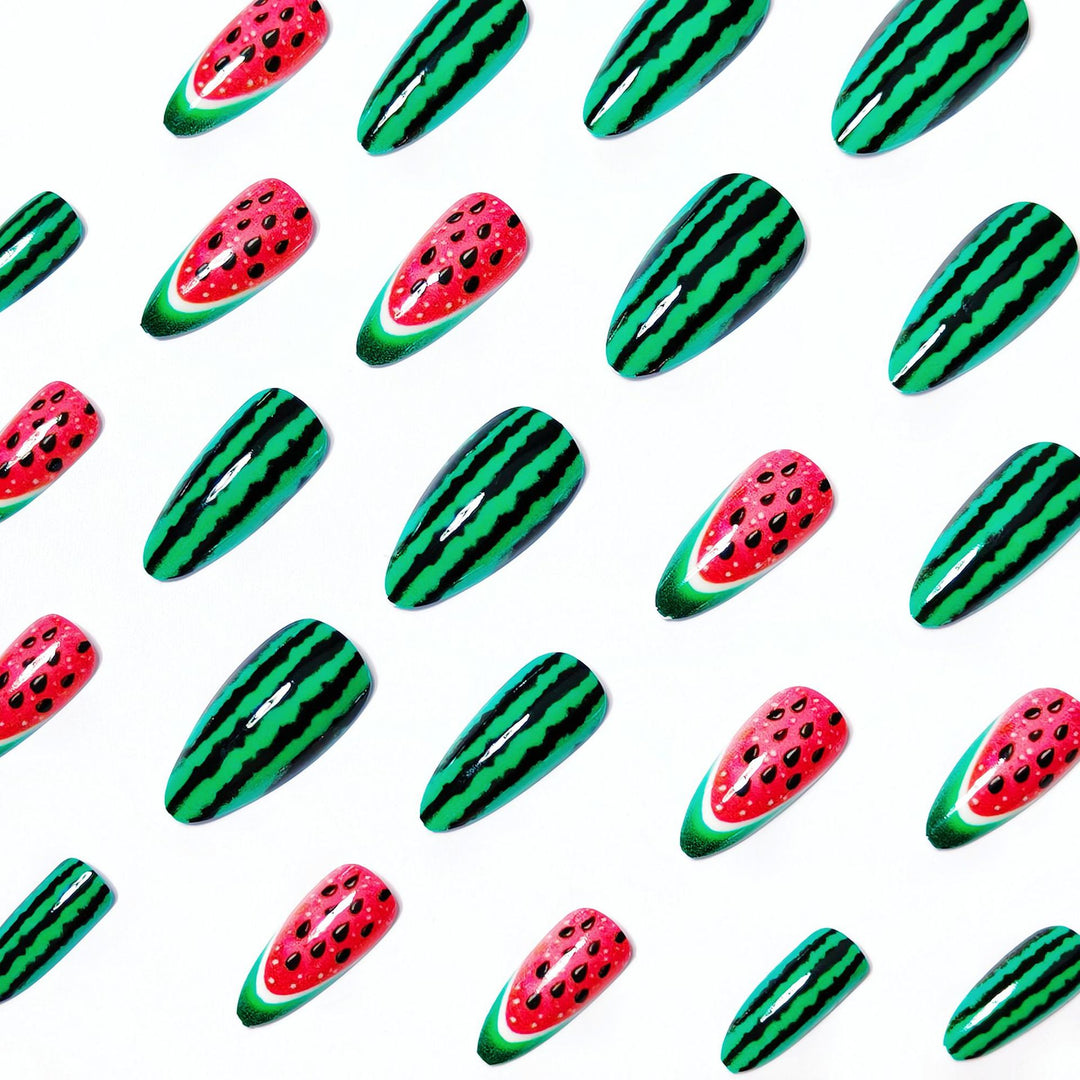 Creative Watermelon Art Nails Bowlift