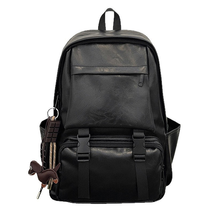 Vintage-Style Leather Backpack Bowlift