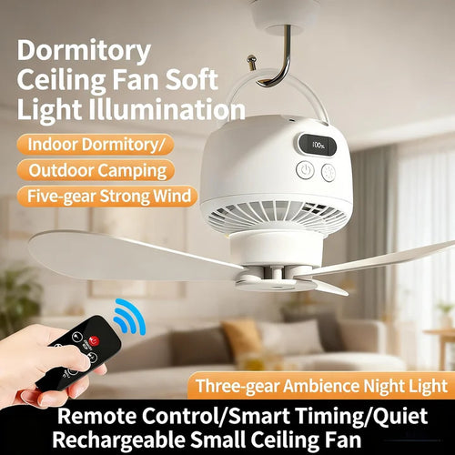 Portable Hanging LED Ceiling Fan Bowlift