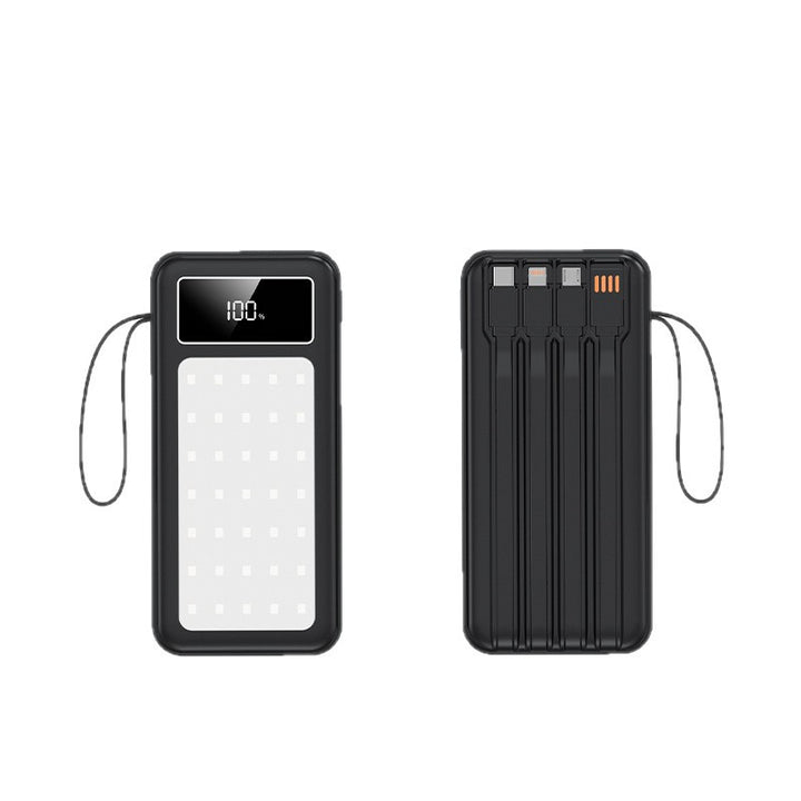 Portable power bank with integrated fast charging function and LCD display Bowlift