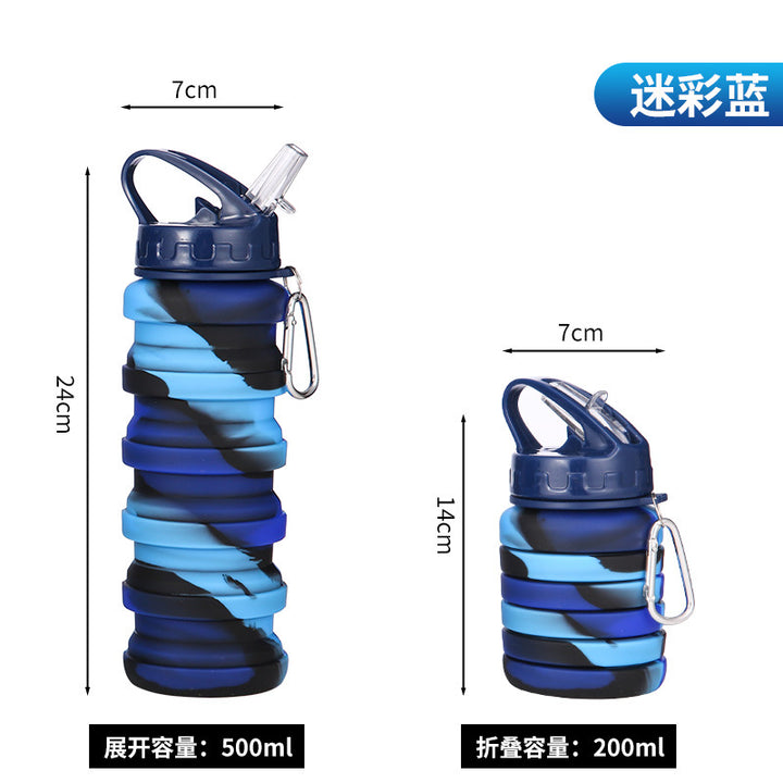 Women Flexible Foldable Drinking Bottle Bowlift