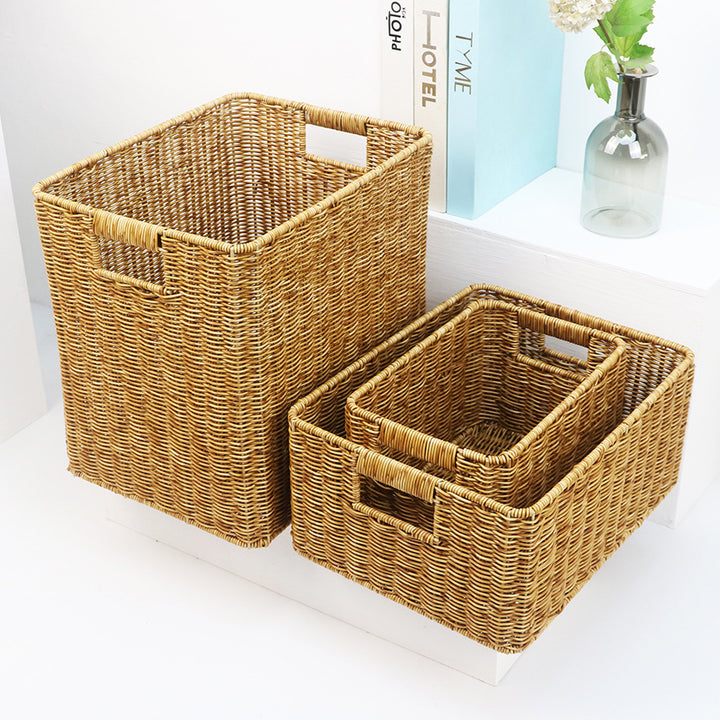 Rectangular Woven Storage Box Bowlift