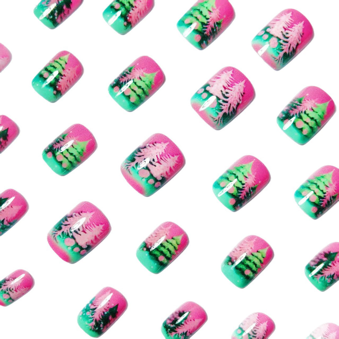 Seasonal Tree-Themed Nail Art Bowlift