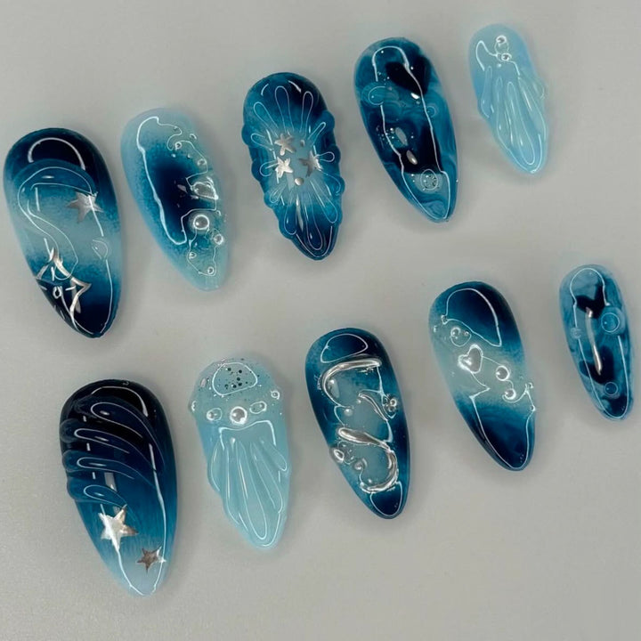 Thematic Artisan Press-On Nail Set Bowlift