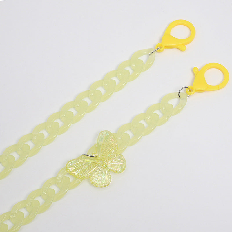 Decorative Butterfly Eyewear Chain Bowlift