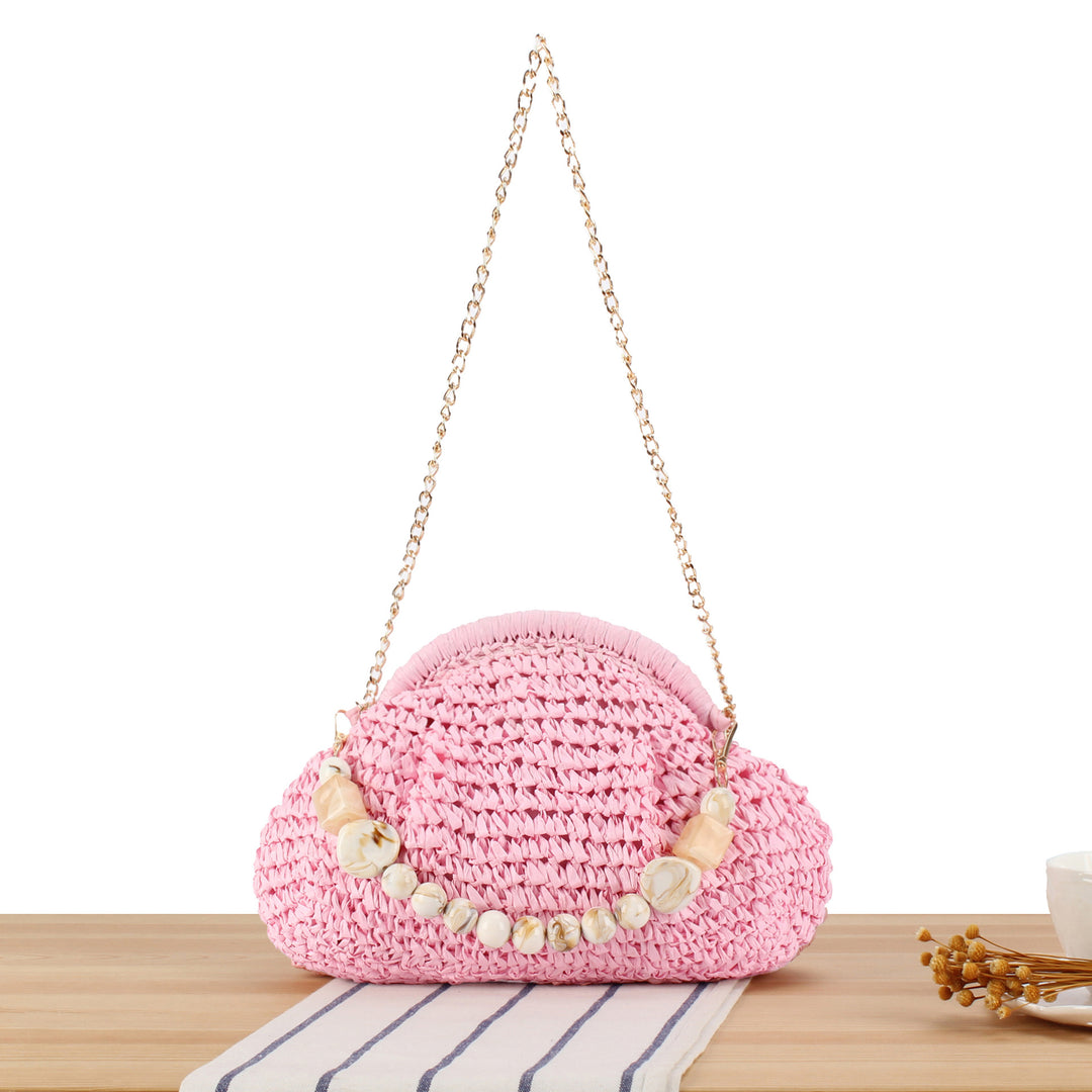 Shoulder bag with decorative shell design Bowlift
